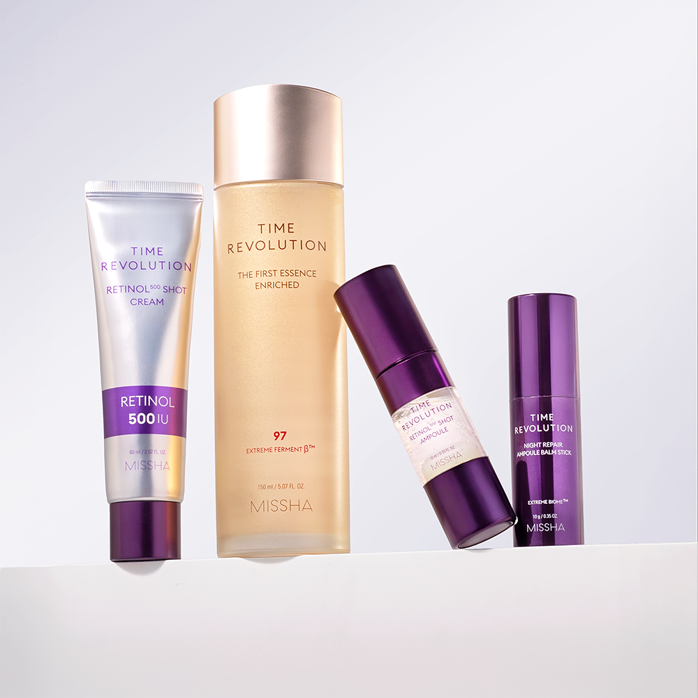 Time Revolution Anti-Aging K-Beauty Skincare Routine Kit SKIN