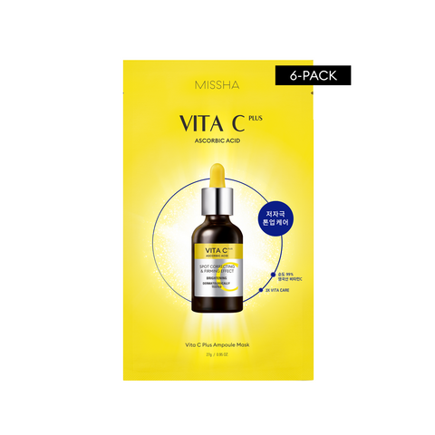 Vita C Plus Ampoule Sheet Mask 6PK