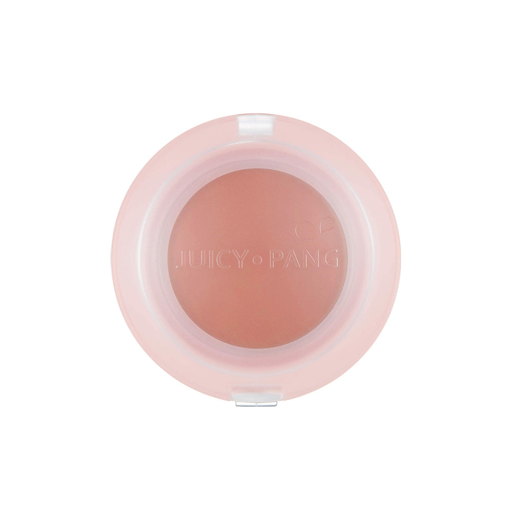 A'pieu Juicy Pang Jelly Blusher in a shade of pink, with the product name visible on the jelly surface. A'pieu Juicy Pang Jelly Blusher in a shade of pink, with the product name visible on the jelly surface.