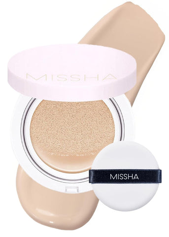Missha cosmetic compact on a white background Missha cosmetic compact on a white background