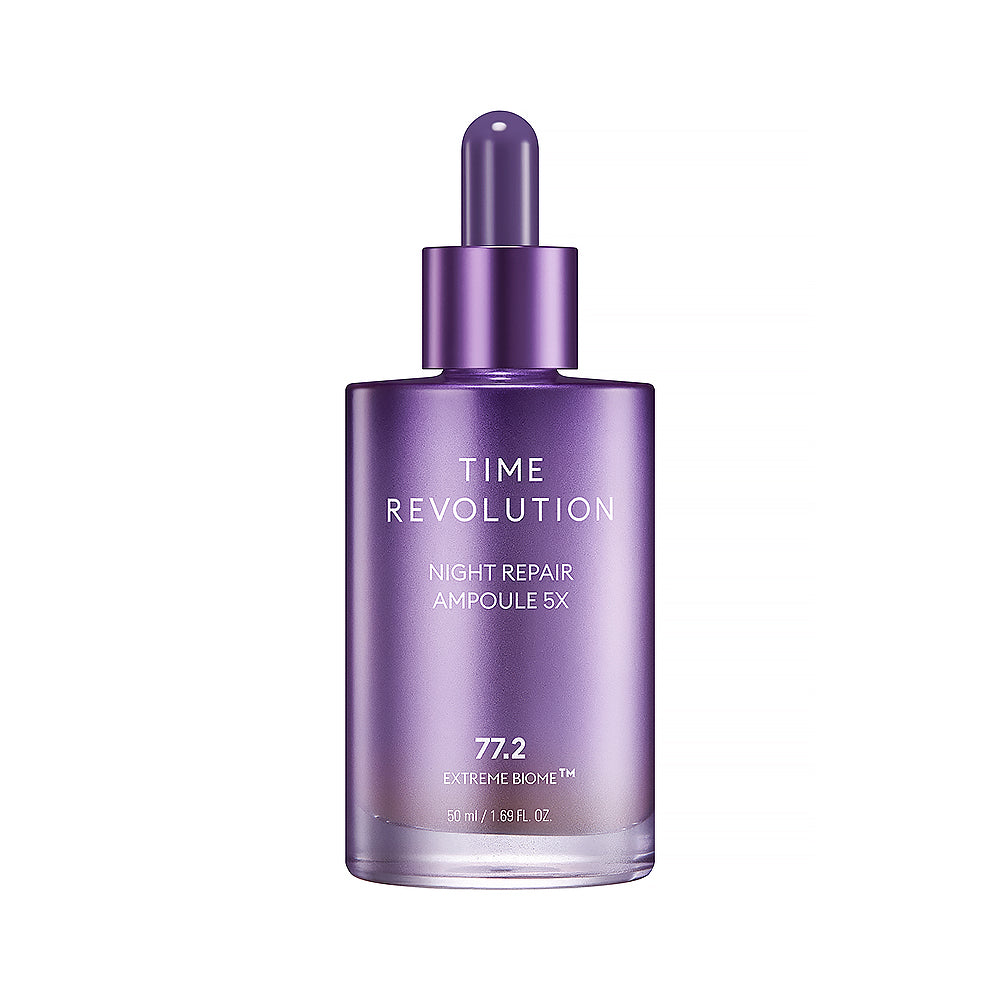 MISSHA Time Revolution Night Repair Ampoule 5X, Korean serum that improves elasticity and dark spots,helps firm skin,brightens skin overnight. MISSHA Time Revolution Night Repair Ampoule 5X, Korean serum that improves elasticity and dark spots,helps firm skin,brightens skin overnight.