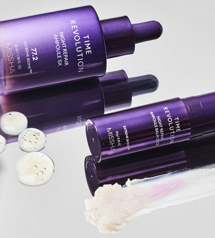MISSHA Time Revolution Night Repair Ampoule 5X, Korean serum that improves elasticity and dark spots,helps firm skin,brightens skin overnight. MISSHA Time Revolution Night Repair Ampoule 5X, Korean serum that improves elasticity and dark spots,helps firm skin,brightens skin overnight.