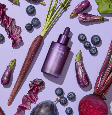 MISSHA Time Revolution Night Repair Ampoule 5X, Korean serum that improves elasticity and dark spots,helps firm skin,brightens skin overnight with model MISSHA Time Revolution Night Repair Ampoule 5X, Korean serum that improves elasticity and dark spots,helps firm skin,brightens skin overnight with model