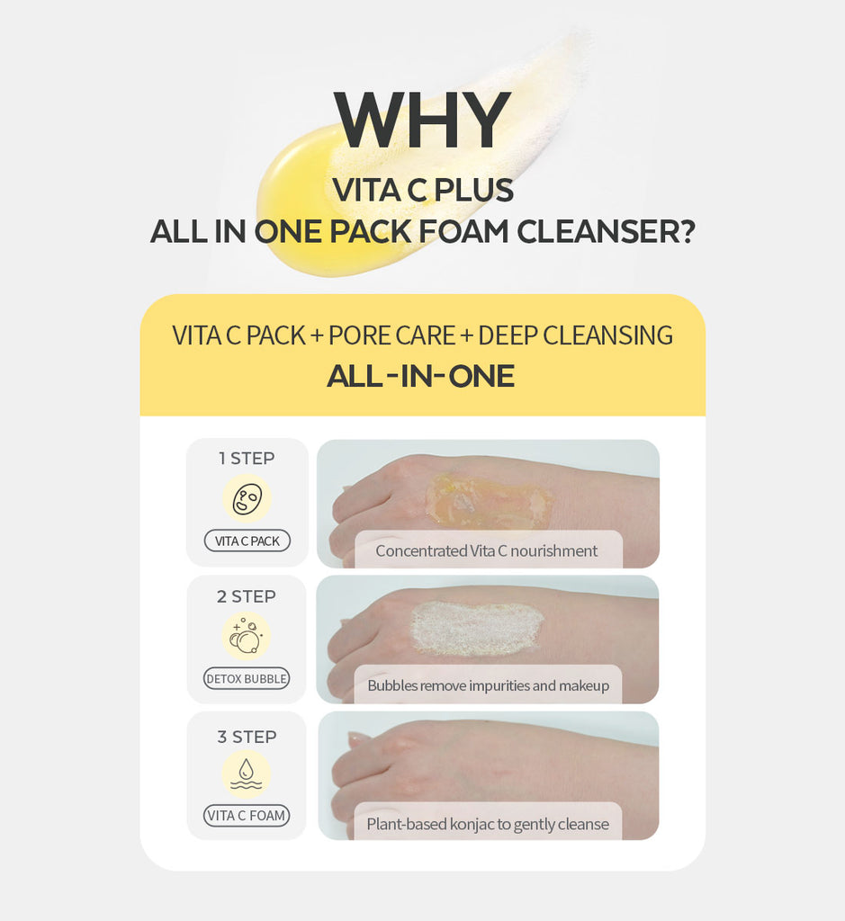 Vita C All-in-One Bubble Foam Cleanser