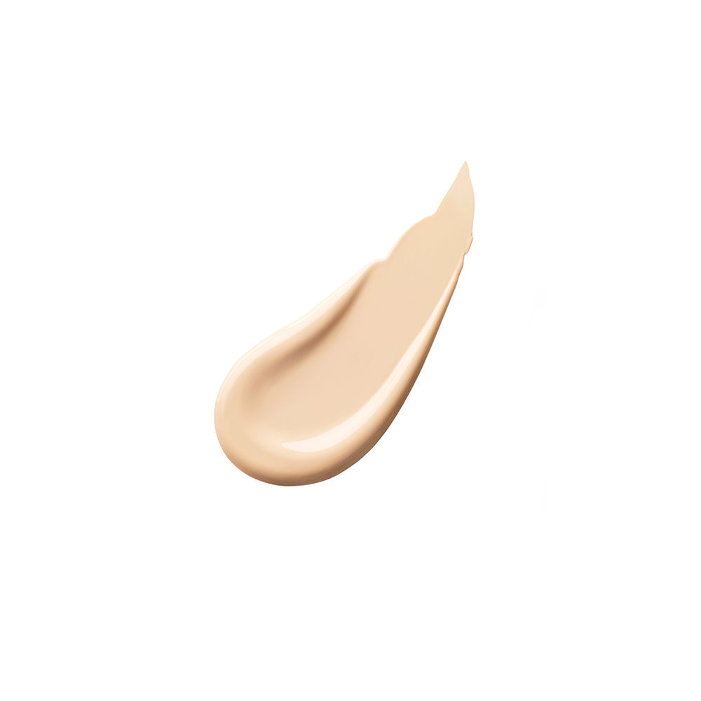 Isolated product swatch of the A'pieu Cushion Foundation in 21N Light Beige, a light tone with neutral undertones.