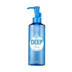 Blue bottle of A'PIEU Deep Clean Cleansing Oil on a white background