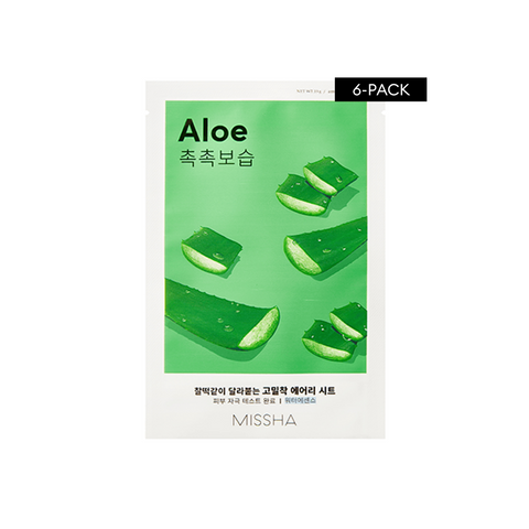 Airy Fit Sheet Mask (Aloe) 6PK