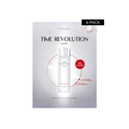 Packaging of MISSHA Time Revolution The First Hydrogel Mask 6PK with image of the product and text detailing the product features.