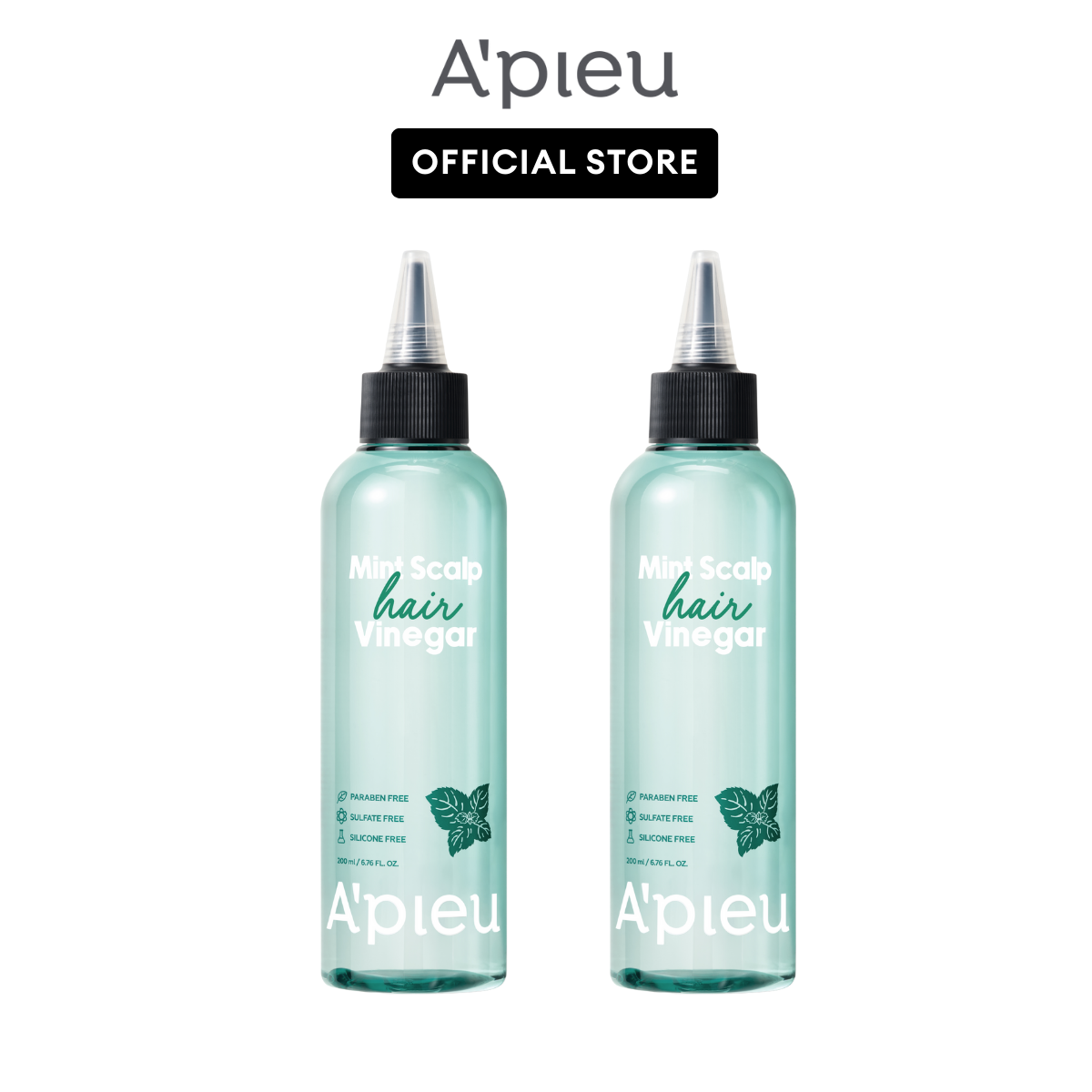 [MISSHA Official] Apieu Mint Scalp Hair Vinegar 2-Pack