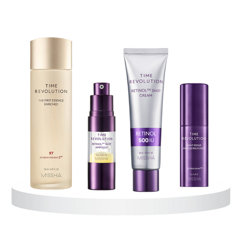 Time Revolution Anti-Aging K-Beauty Skincare Routine Kit