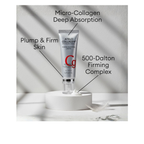 MISSHA Atelo Collagen 500 Power Plumping Cream tube with 500-Dalton Firming Complex for micro-collagen deep absorption to help plump and firm skin.