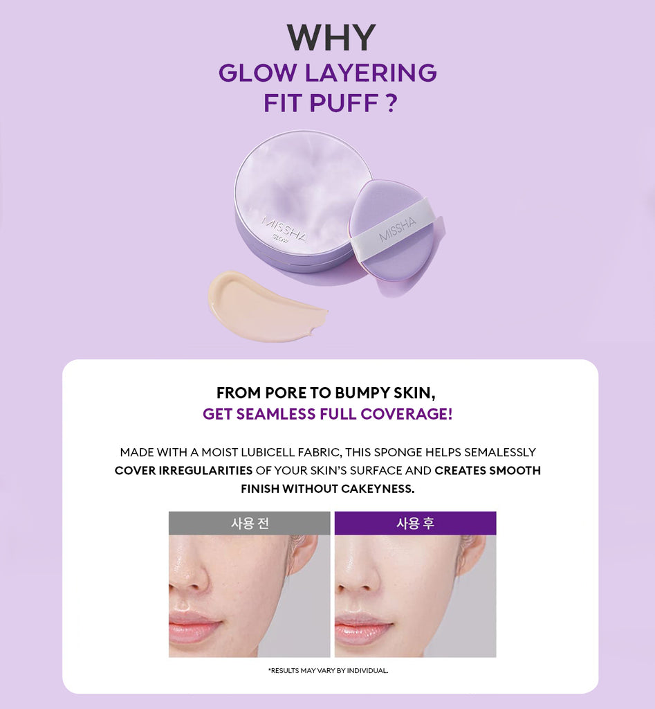 Glow Layering Fit Puff (5-Pack)