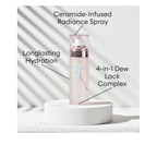 MISSHA Glow Skin Balm Mist Ceramide-Infused Radiance Spray with 4-in-1 Dew Lock Complex for long-lasting hydration and a glowing finish.