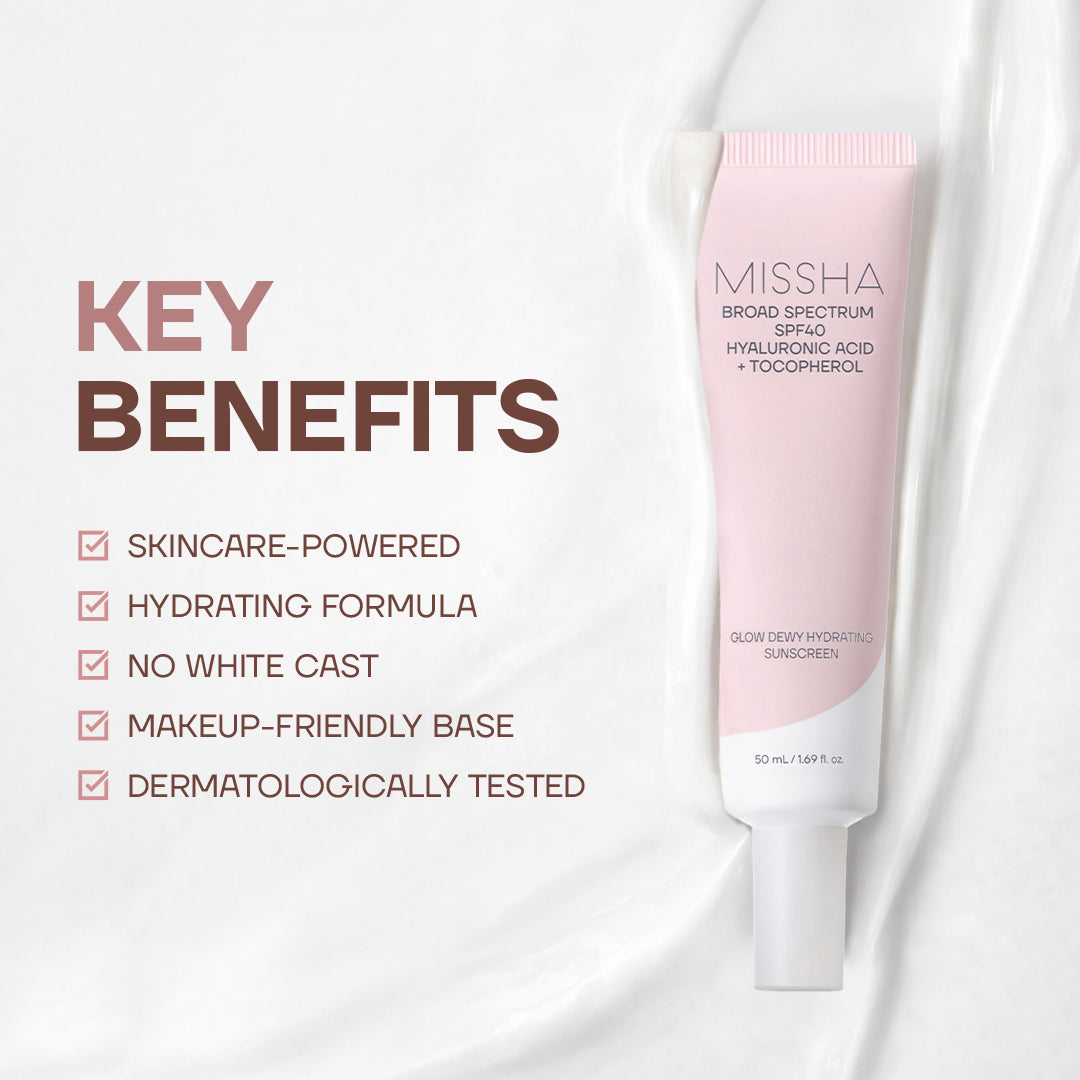 Glow Dewy Hydrating Sunscreen SPF40+ 50ml (OTC)