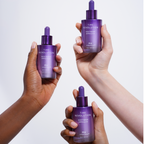 MISSHA Time Revolution Night Repair Ampoule 5X, Korean serum that improves elasticity and dark spots,helps firm skin,brightens skin overnight with model