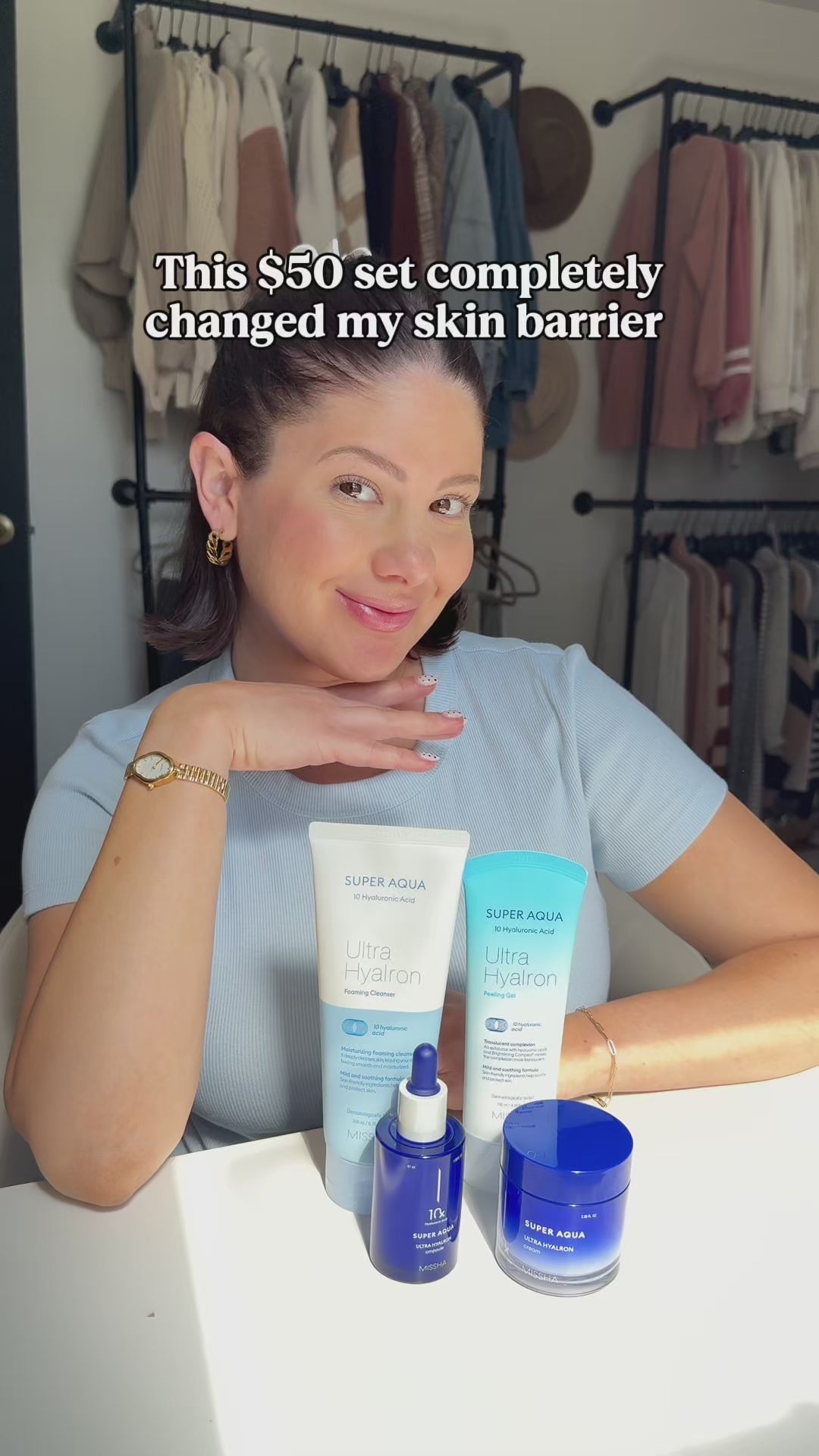 Super Aqua Hydrating K-Beauty Skincare Routine Kit