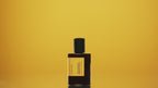 MISSHA Vita C Plus Spot Correcting & Firming Ampoule bottle standing against a solid yellow background.