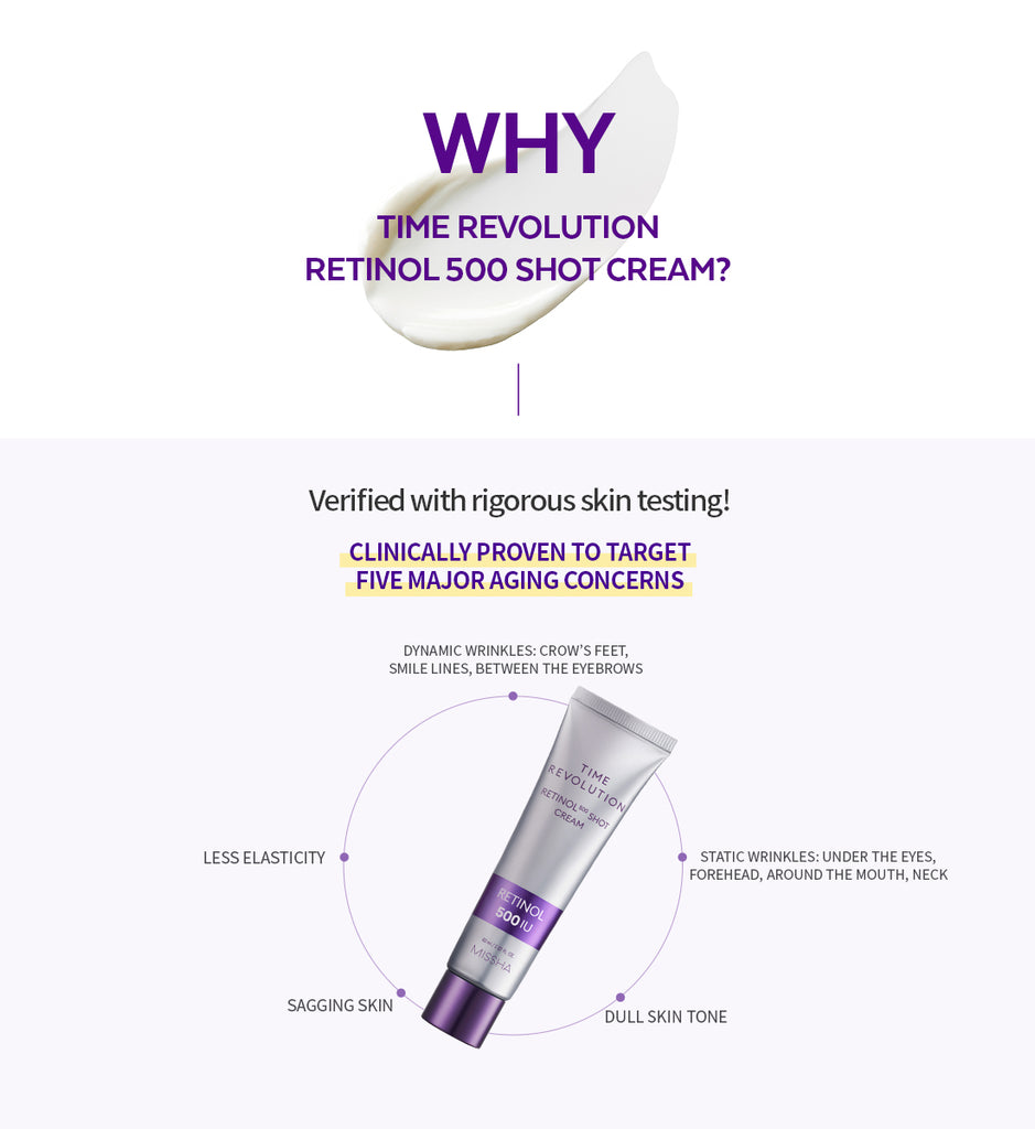 Time Revolution Night Repair Retinol 500 Shot Cream