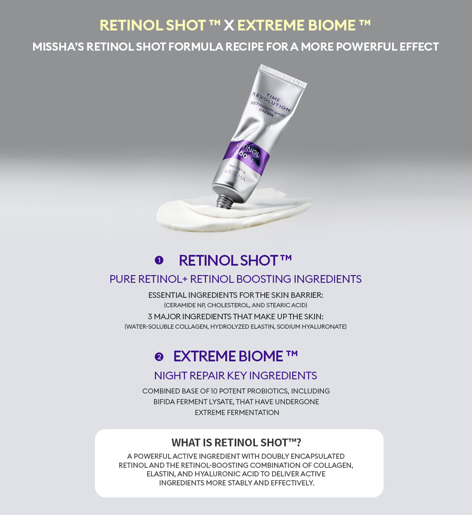 Time Revolution Night Repair Retinol 500 Shot Cream