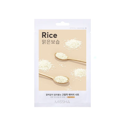 Airy Fit Sheet Mask Rice & Green Tea 10 PK