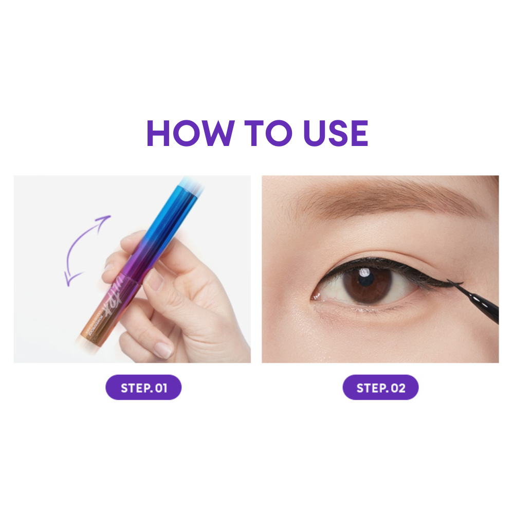 How to use: step 1 shake step 2 apply