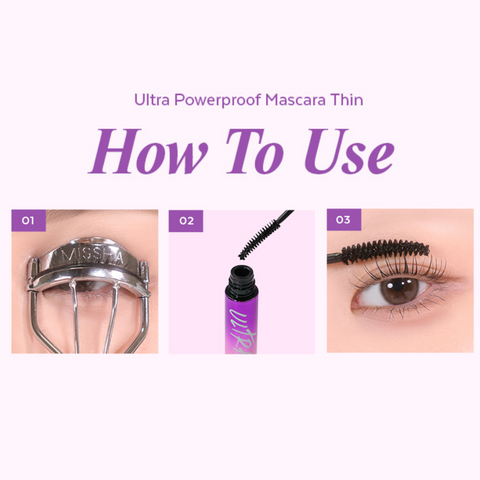 Ultra Powerproof Thin Mascara [Curling & Lengthening]