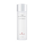 MISSHA Time Revolution The First Essence 5X full-size bottle with sleek white and silver design, featuring 97% Extreme Ferment α™ for bright, hydrated skin