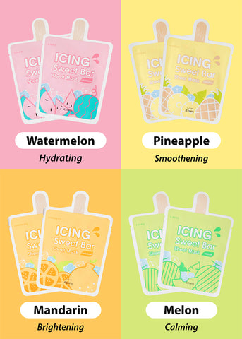 A'PIEU ICING SWEET BAR SHEET MASK SET (8 SHEETS)