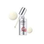 MISSHA Atelo Collagen 500 Power Plumping Ampoule with dropper and serum texture, featuring atelocollagen formula that boosts firmness and elasticity