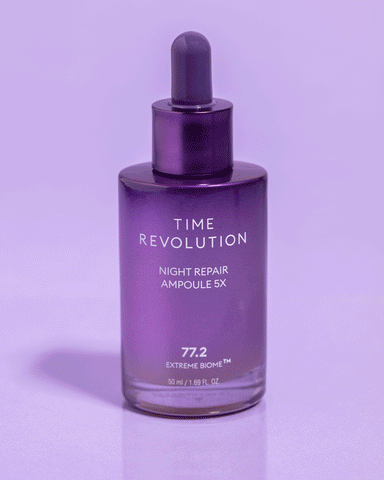 MISSHA Time Revolution Night Repair Ampoule 5X, Korean serum that improves elasticity and dark spots,helps firm skin,brightens skin overnight.