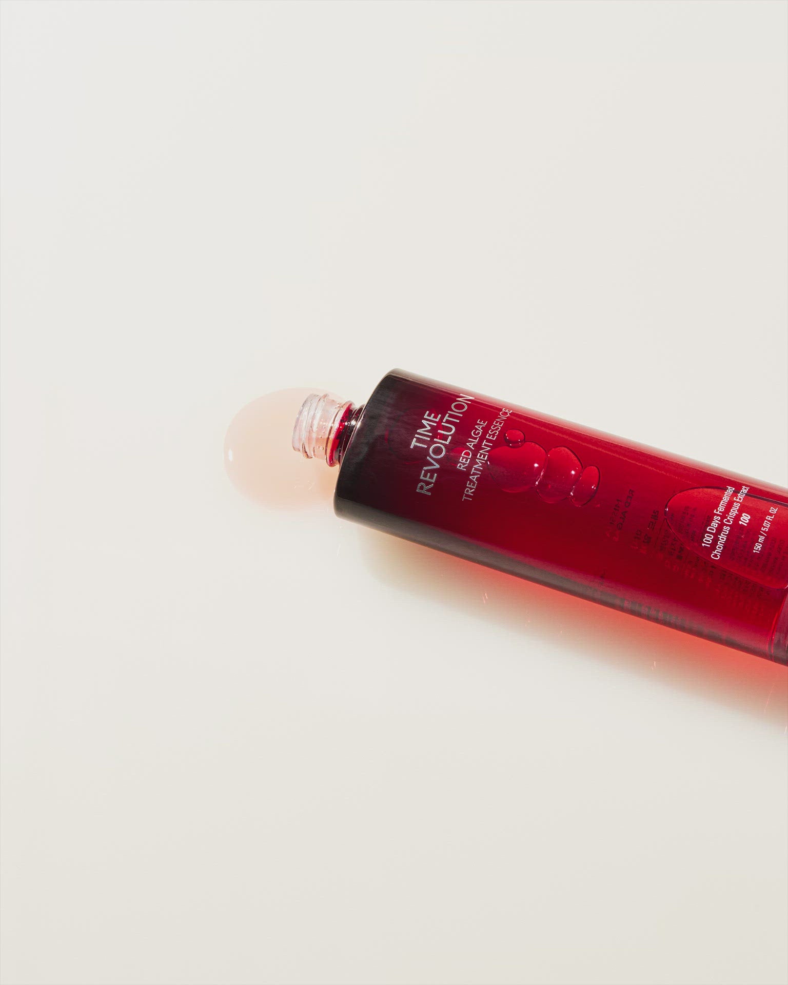 MISSHA Time Revolution Red Algae Treatment Essence, revitalizing Korean essence and antioxidant for dewy skin. 