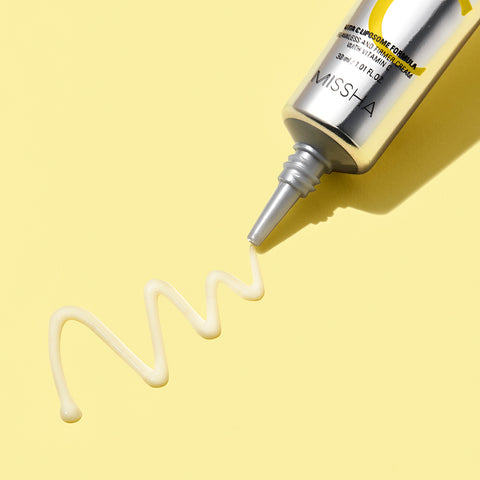 MISSHA Vita C Plus Eraser Toning Cream, Korean brightening cream with 8% Vitamin C derivative that erases dark spots
